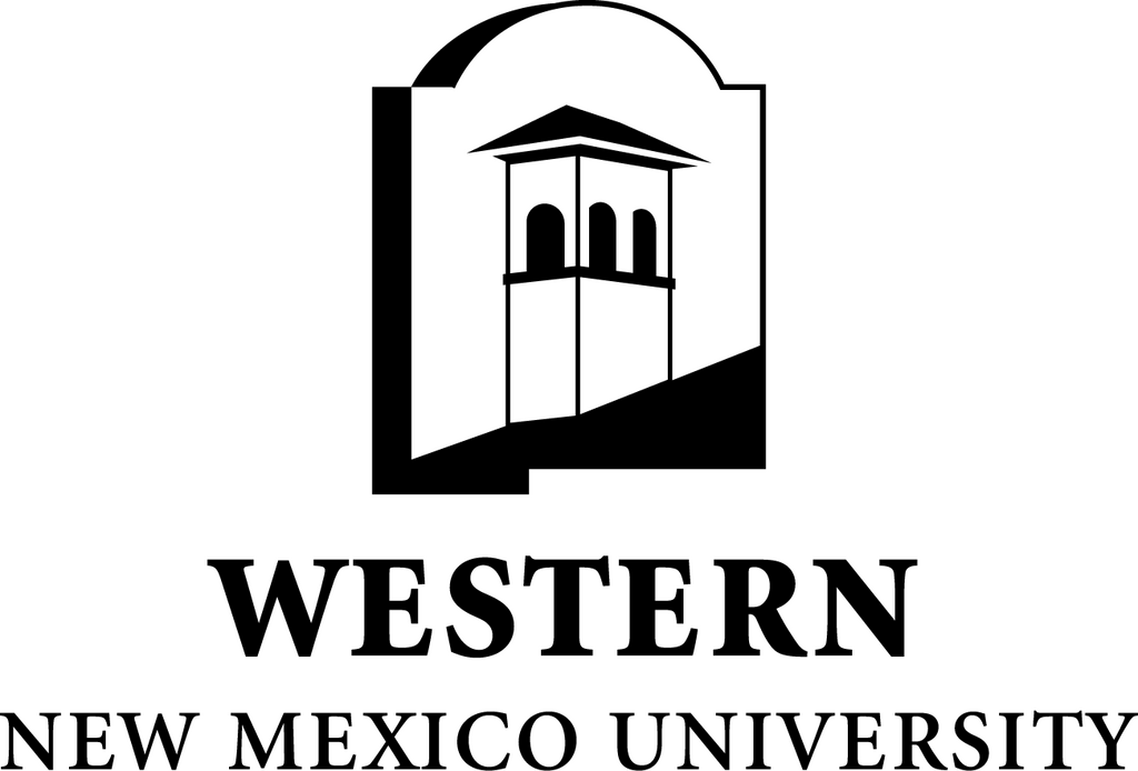 WNMU secondary spelled out logo in black