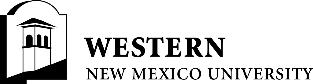 WNMU primary spelled out logo in black